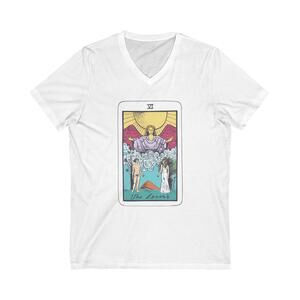 6 The Lovers | Major Arcana| Jersey Short Sleeve V-Neck Tee S/M/L/XL/XXL